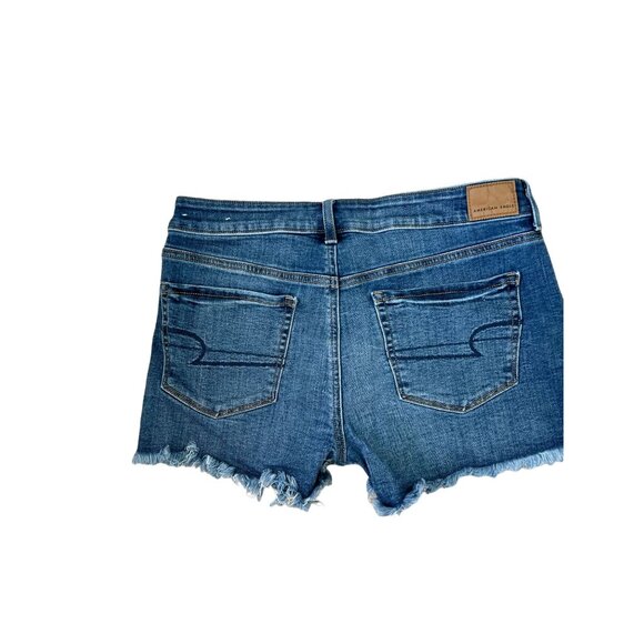 AMERICAN EAGLE Denim Cutoff Shorts Size US 6 - Picture 2 of 4